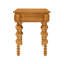 Table de bout vintage étroite en bois massif avec tiroir, côté pour le salon, matériaux naturels de haute qualité, chaleur, conception à bulles sur les pieds, tiroir de rangement en bois naturel et en bois d'hévéa, assemblage rapide, idéal