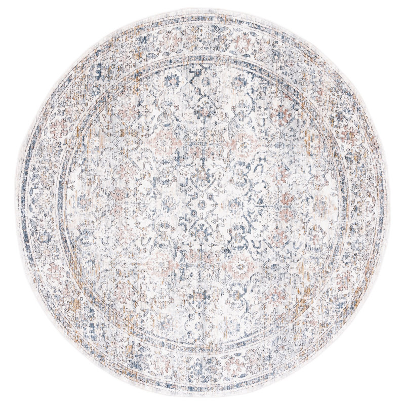 Gefell 600 Performance Oriental Rug, Round 6'