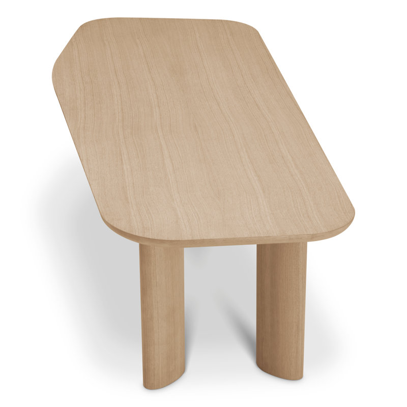 Dining Table Flemings Natural Oak Veneer - Legs