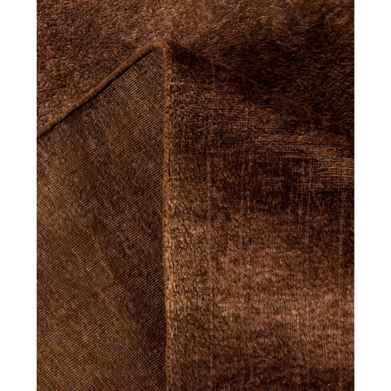 Overdyed One-of-a-Kind 8' 2" X 8' 3" Hand Knotted Area Rug