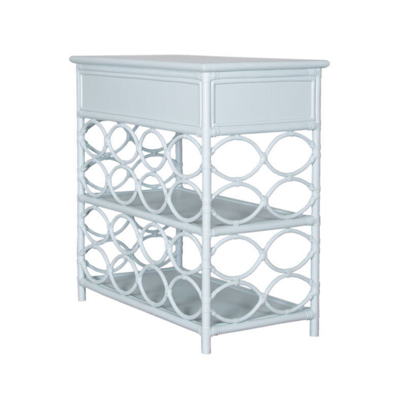 Manning End Table, Light Blue