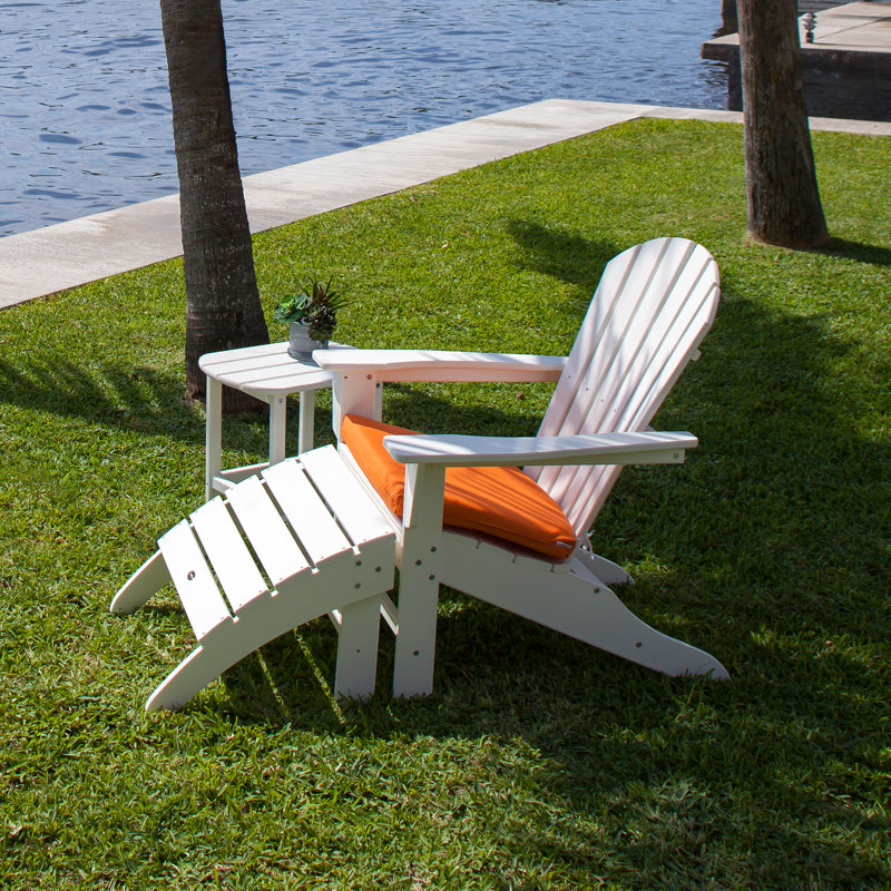 Ensemble 3 pièces POLYWOOD South Beach Adirondack, Blanc