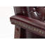 Chaises de bureau capitonnées avec accoudoirs