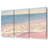 Retro Sparkle Beach Canvas 3 Panel Set-246924331