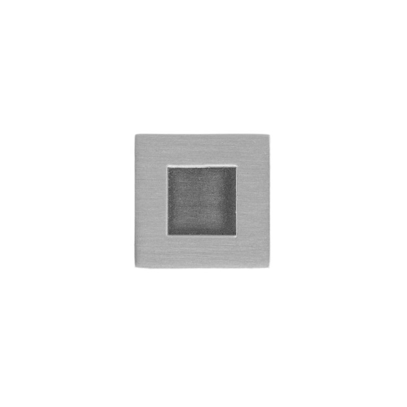 Poignée carrée Rhombus, Nickel satiné