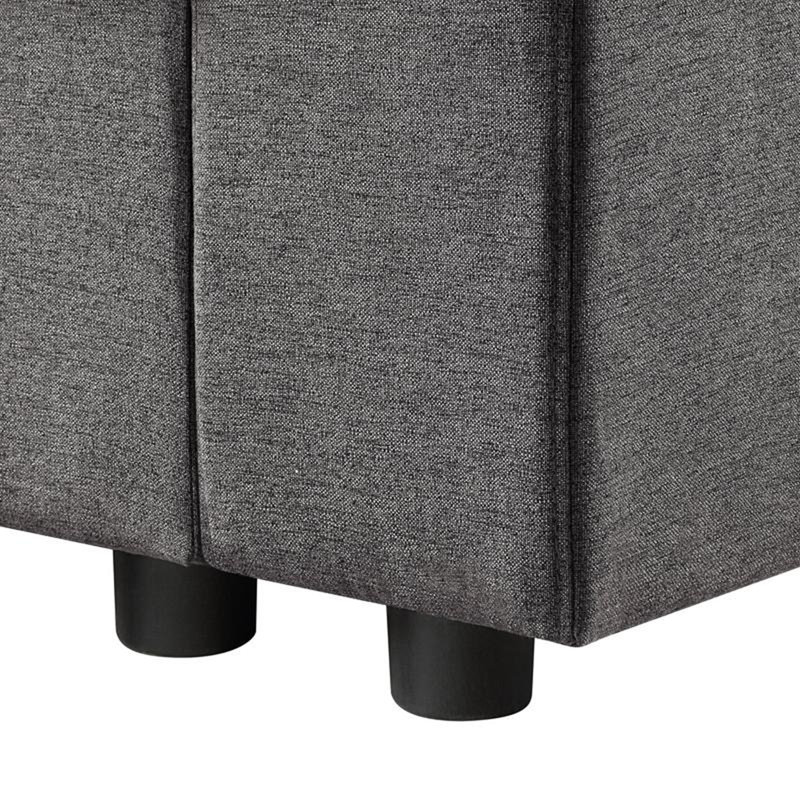 Canapé modulaire moderne en U à 7 places en lin 145,5 po Waylon