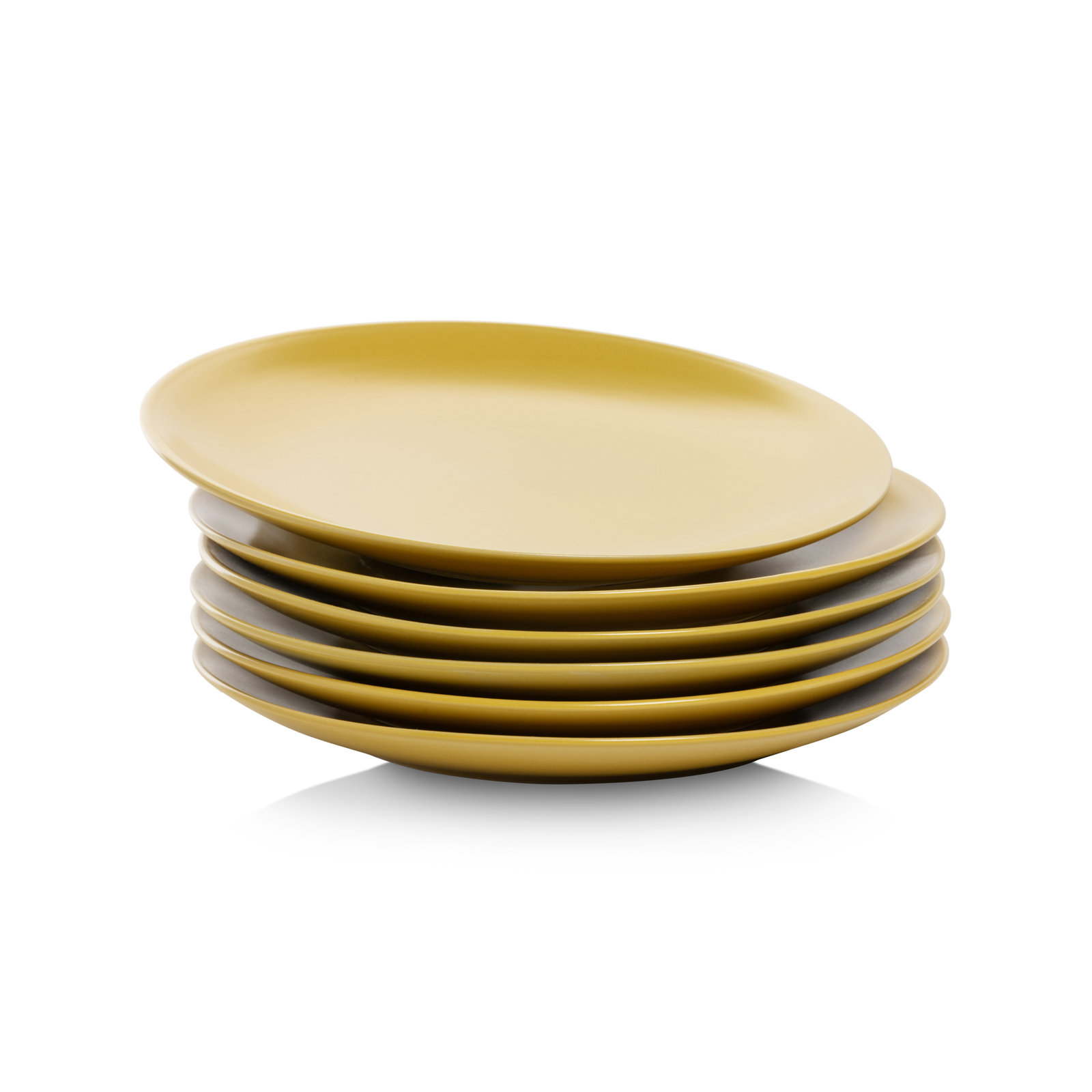 Wazee Matte 8" Dinner Plate, Yellow