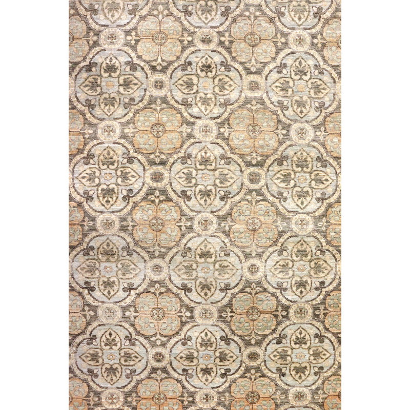 Chateau Oriental Area Rug in Brown, Rectangle 6'6" x 8'2"