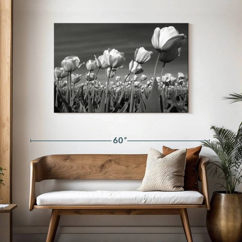 Champ de tulipes Harnek, H 30 po x l 45 po