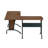 Deluxe L-Shaped Desk with Inline Team Desk Option