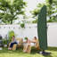Outsunny Parasol Cover 300D Oxford for 2-4m Cantilever Parasol Green
