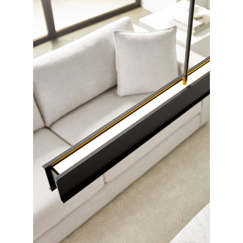 I-Beam 1 - Light LED Pendant, Nightshade Black