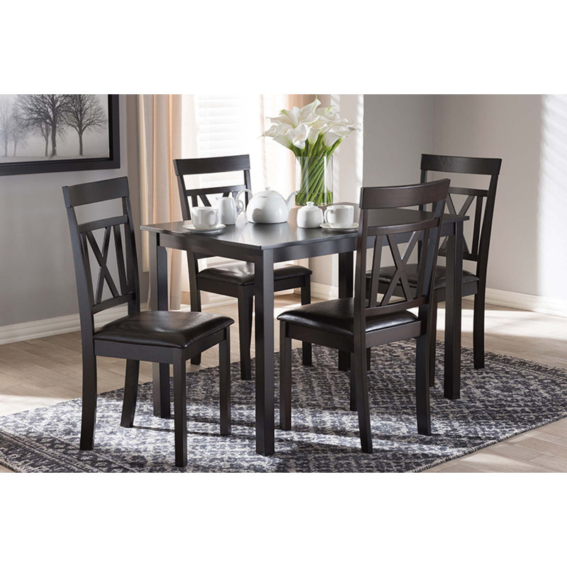 Whitbey 4 - Person Four Leg Dining Set