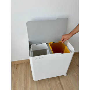 Poubelle à recyclage manuelle 10 gallons