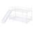 Metal Bunk Bed with Slide and Guardrails-2052748079-2052748074