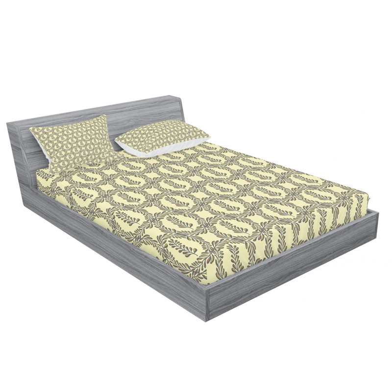 Ensemble de draps à feuilles, Ensemble de drap pour grand lit avec drap-housse
