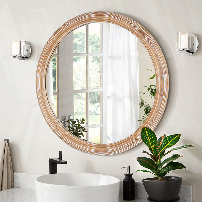 Miroir fonctionnel avec cabine, 27,5 po x 27,5 po
