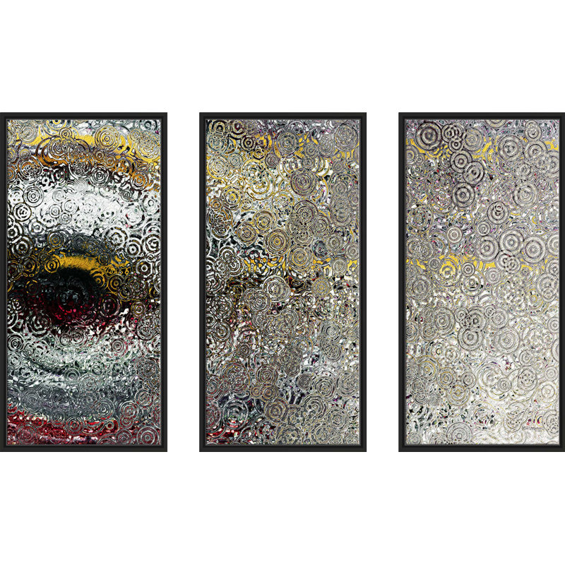 "Isaiah Waiting For God" par Mark Lawrence - 3 pièces, cadre flottant, impression sur toile, L 64,5 po x H 41,5 po