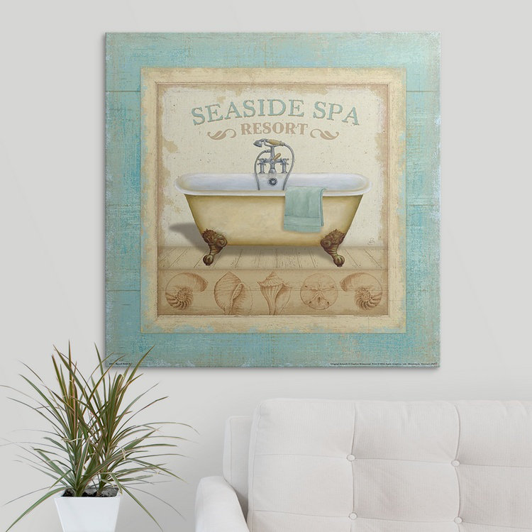 «Beach Hotel II» par Daphne Brissonnet, impression, H 30 po x l 30 po x P 1,5 po, Toile