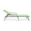 Chaise longue d'extérieur en métal avec table-88151119