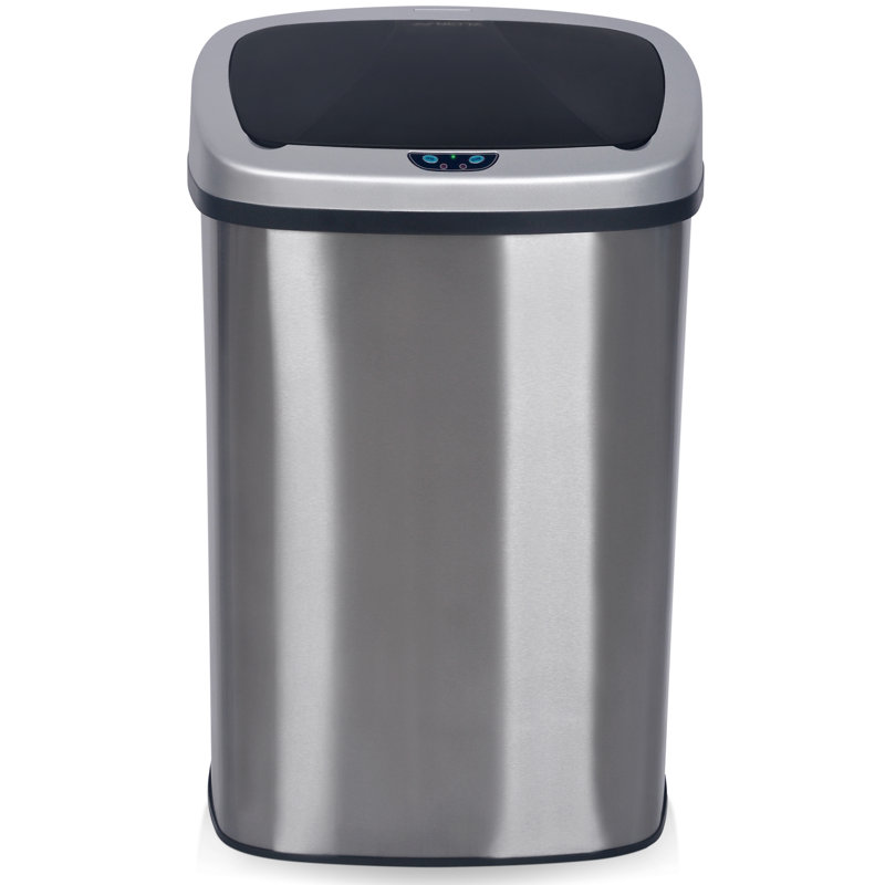 Stainless Steel Motion Sensor Kitchen Trash Can - 70L