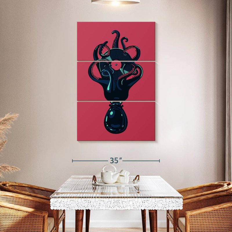 Brampt Hiphop Octopus, 57" H x 36" W