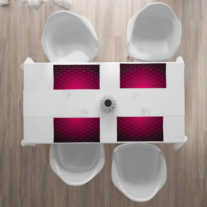 Polyester Abstract Rectangle Placemat
