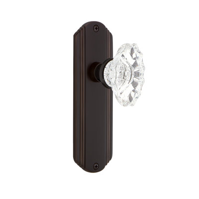 Deco Plate with Chateau Door Knob