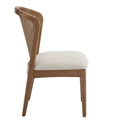 Cayli Wood & Rattan Dining Chairs