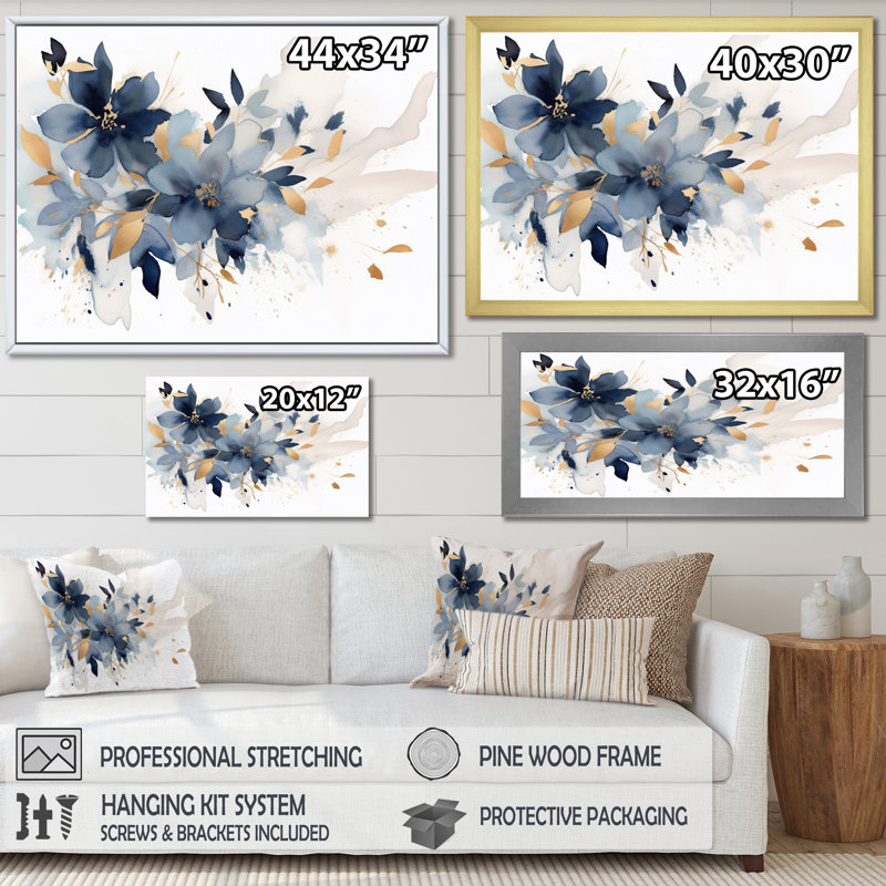 «Lilacs mauves», impression sur toile, Toile tendue, H 12 po x l 20 po x P 1 po
