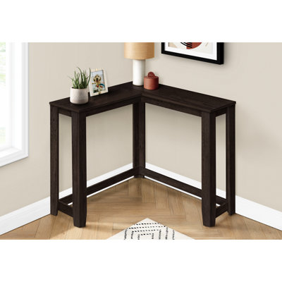 Console de hall d'entrée contemporaine, étroite pour chambre à coucher, salon et coin, pièce d'angle colorée,