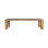 Teak Rectangular Solid Wood Top with Solid Wood Base Dining Table
