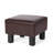 Okan Faux Leather Ottoman-1257008773