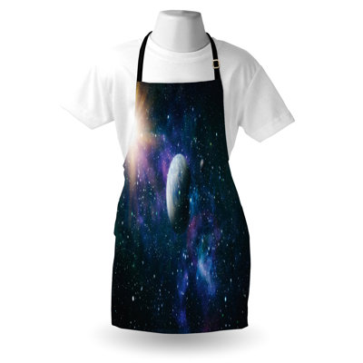 Corrigan Studio® Universe Apron Unisex Celestial Scene Adult Size Multicolor