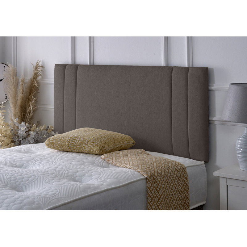 Upholstered Headboard, Small Double (4'), Charcoal