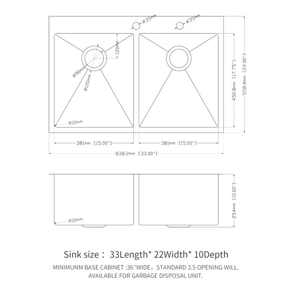 Dimensions du produit