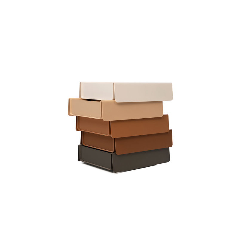 Stack 5 - Drawer Nightstand, Blush Palette