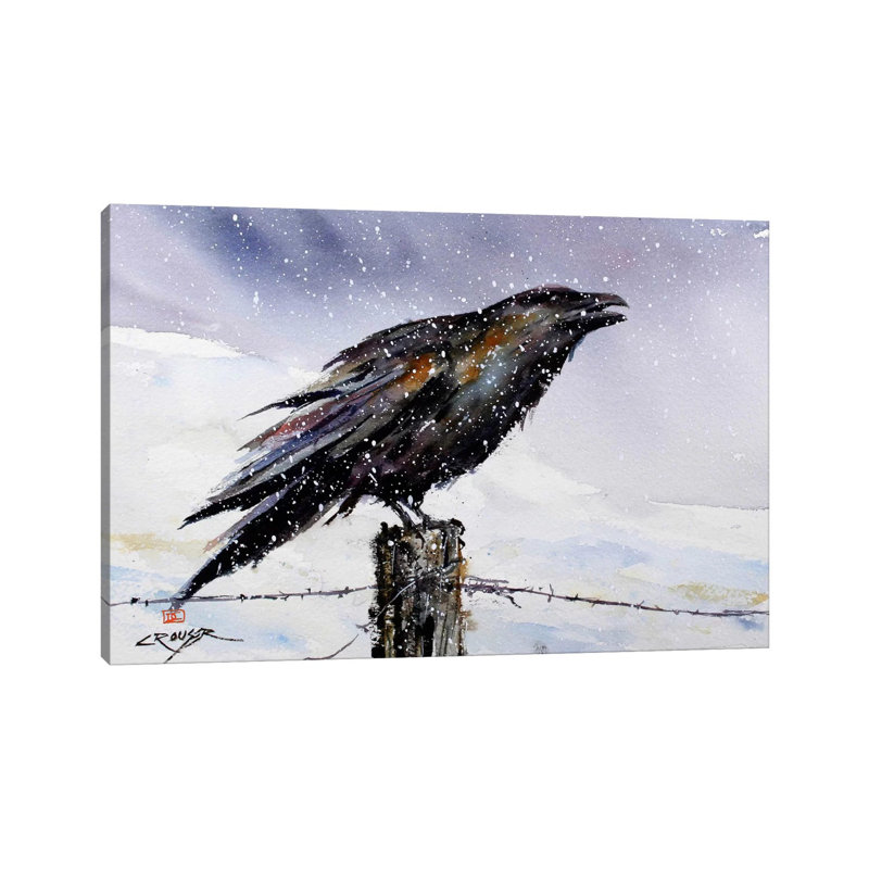 «Winter Herald» par Dean Crouser, reproduction d'art sur toile tendue, H 8 po x l 12 po x P 0,75 po