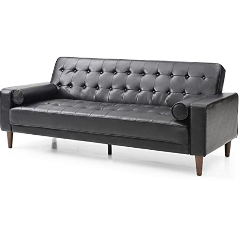 Ferrin Andrews G832A-L Loveseat Bed ( 2 Boxes ) , GRAY, Black 