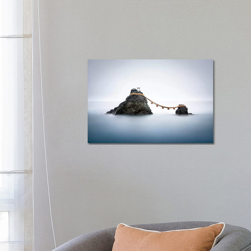 Meoto Iwa 1 Piece Wrapped Canvas Wall Art, 66.04 cm H x 45.72 cm W