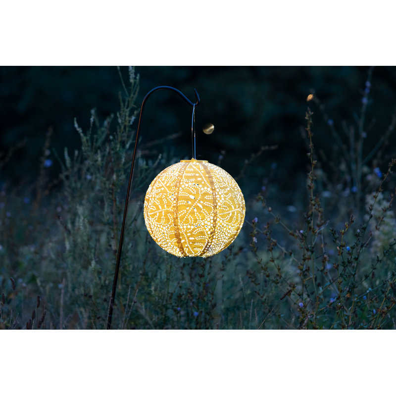 Lanterne solaire 12 po Stella Monstera, Jaune