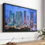 «Miami Downtown Skyline Aérien, art mural»-1913816485