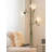 Lily Of The Valley Inspired 3-Head LED Floor Lamp With Flexible Gooseneck, 3 Color Modes For Bedroom Office