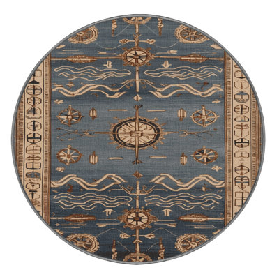 Machine Washable Turkish Gray Area Rug