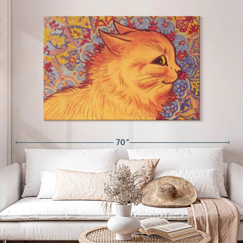 Profil de chat, H 34 po x l 51 po