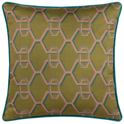 Carnaby Chain Geometric Square Cushion