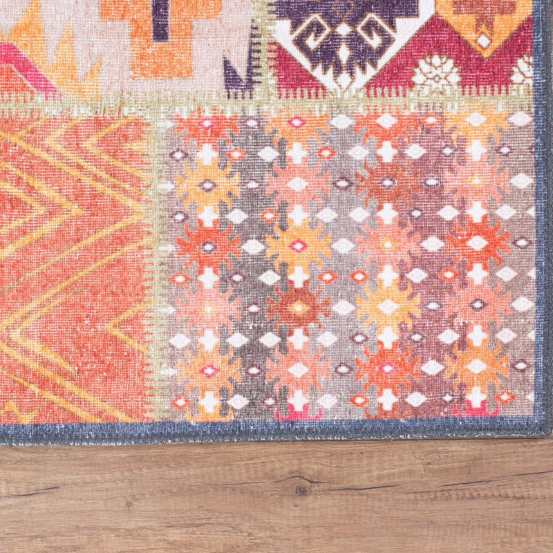 Premium 100% Polyester Area Rug, 6.9 x 10.2 ft | 1850 g/m², 0.2 in Pile Height | Recycled Poly Cotton Underside | Machine Washable at 30°C | Soft, Durable, Eco-Friendly Design for Modern Living Spaces
