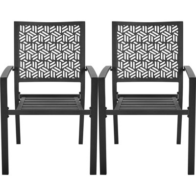 Stackable Outdoor Patio Dining Armchair