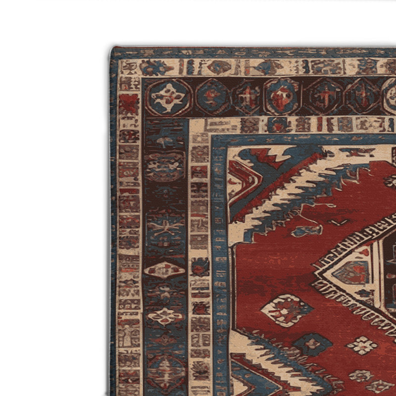 Turkish Black Indoor and Outdoor Area Rug, Rectangle 2' x 3'