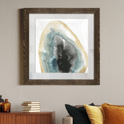 " Cropped Geodes III " Painting Print